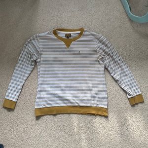 Dark Seas Striped Sweater Size Large